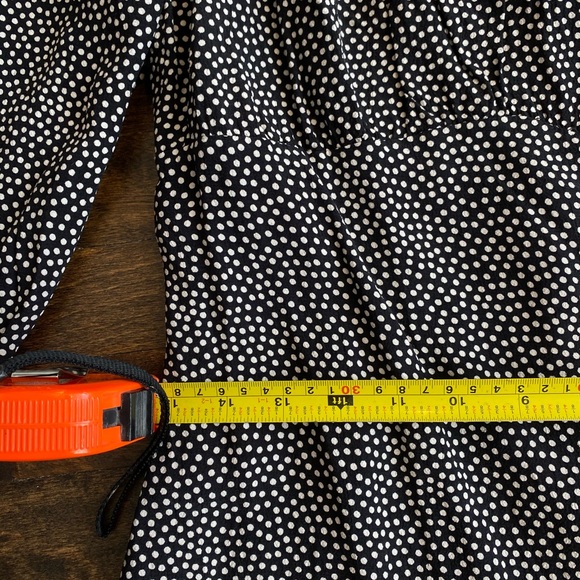 ZARA DRAPED POLKA DOT DRESS TRF - Picture 15 of 16